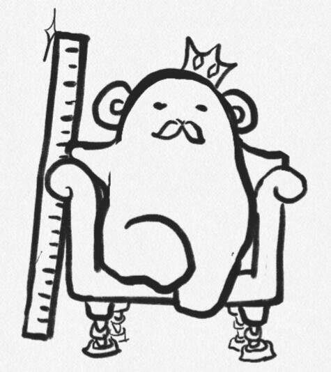 Ruler Polpebear is a ruler-holding ruler.